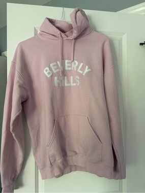 Beverly Hills Pink Hoodie Sweatshirt - Women